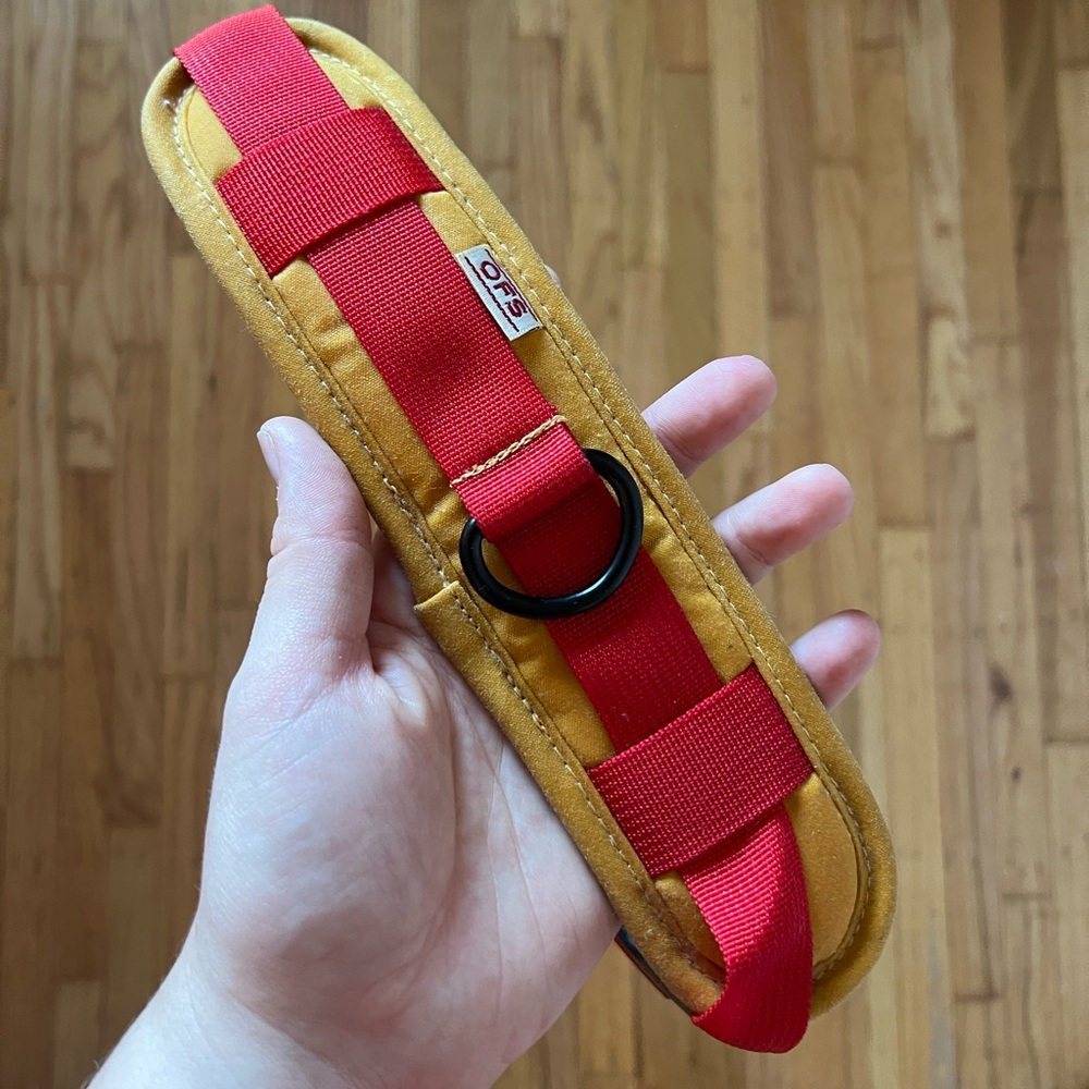 Red and Yellow Shoulder Bag Strap